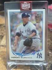 2023 TOPPS ARCHIVES SIGNATURE SERIES HIROKI KURODA  ON CARD AUTO /85 NY Yankees