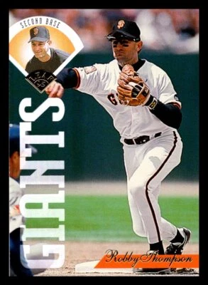 1995 Leaf # 258 - Robby Thompson - San Francisco Giants - Image 1 of 2