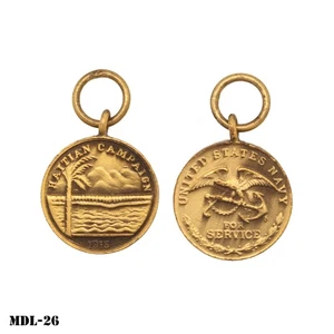 Miniature Medal US Navy Haitian Campaign ~ Orignial Medal Only ~ No Ribbon ~ NOS - Picture 1 of 3