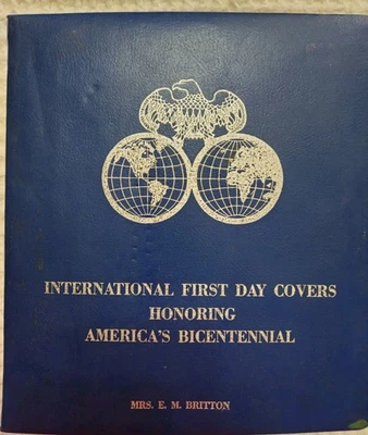 International First Day Covers America's Bicentennial 102 Stamps & Binder + 1982 - Image 1 of 4