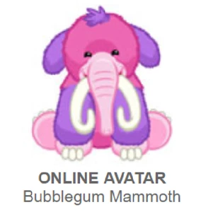 Webkinz Classic Bubblegum Mammoth *Code Only* (~messaged~) - Picture 1 of 3
