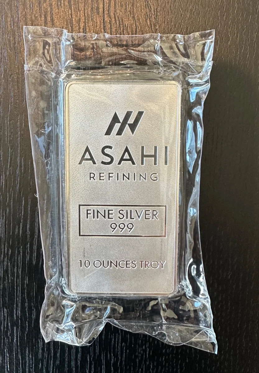 Asahi Silver Bullion 10 oz Precious Metal Content per Unit for