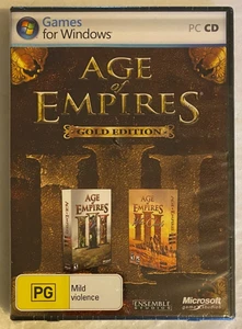 Microsoft Age of Empires III: Gold Edition 2007 Expansion Pack NEW/SEALED - Picture 1 of 2