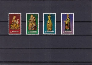 SA32g Aitutaki Cook Islands 1982 Christmas - Statues mint stamps - Picture 1 of 1