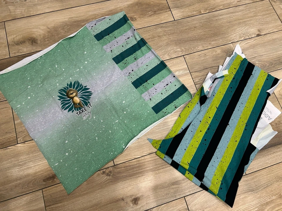 Fuchsfamilie Faultier Hugo Panel Stoffpaket - Bild 1 von 1