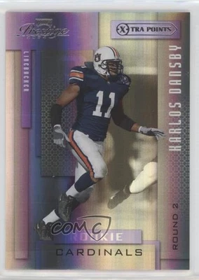2004 Playoff Prestige Xtra Points Purple /75 Karlos Dansby #178 Rookie RC - Image 1 of 2