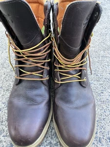 Timberland Cordura Dark Brown Boots Men’s Size 12M - Photo 1/14
