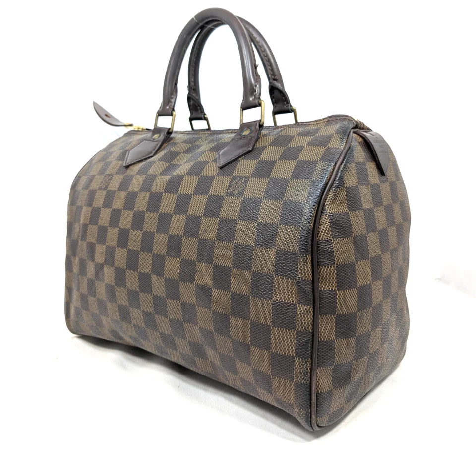 Auténticos bolsos de mano LOUIS VUITTON Speedy 30 N41531 Damier Level Boston Foto 1 de 4