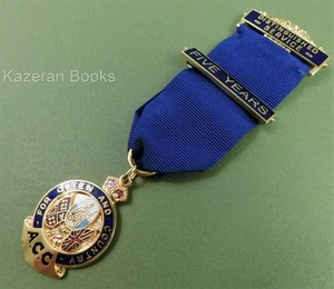 Association Of Conservative Club Distinguished Service Medal 5 Year Bar - Picture 1 of 13