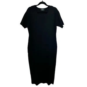 Dana Buchman Dress Long Sweater Knit Black Women’s 2XL - Picture 1 of 10