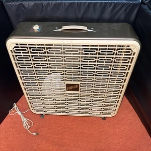 VTG Frigid Box Fan Metal Blades Works Great Amazing Condition Model XC202 ,22.5” - Picture 1 of 8