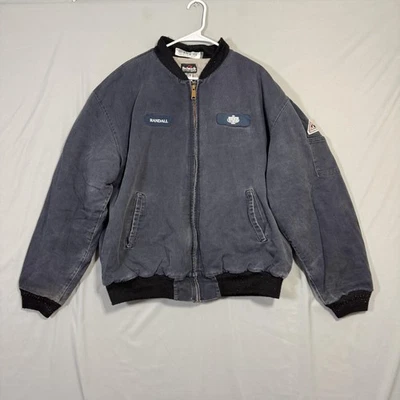 Bulwark Excel FR Jacket Mens XL Navy Flame Resistant Workwear Quilted Lined - Image 1 of 4