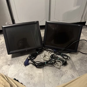 Lot 2 ELO TouchSystems MPR II Entuitive touch monitor POS point sale - Picture 1 of 7