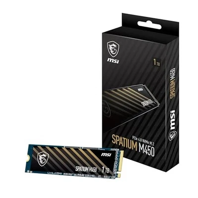 MSI SPATIUM M450 PCIe 4.0 NVMe M.2 1TB Internal SSD HD4801 - Image 1 of 4