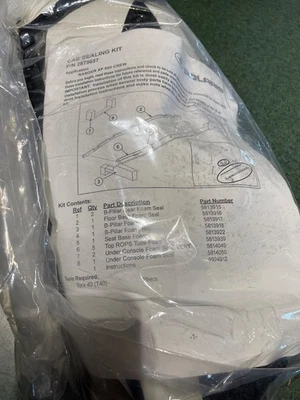 2014-2019 POLARIS RANGER CREW XP 900 DIESEL EBC86 CAB SEAL SYSTEM REAR 2879657 - Image 1 of 4