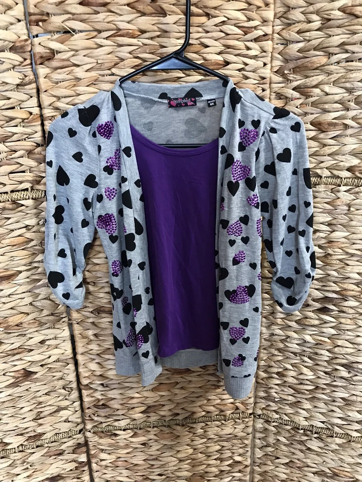 Nwot Girls Sz 6x Twin Set Sparkle Top - Image 1 of 3