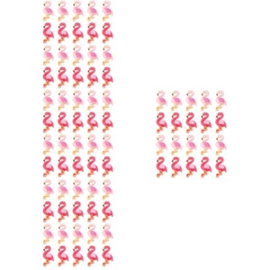 4 szt. Biżuteria flamingowa z żywicy Etui na telefon komórkowy-Wisiorek Zrób to sam -Dekoracje - Zdjęcie 1 z 12