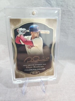 2020 Topps Tier |One Rhys Hoskins Gold Auto #T1A-RHO 06/25 - Image 1 of 3