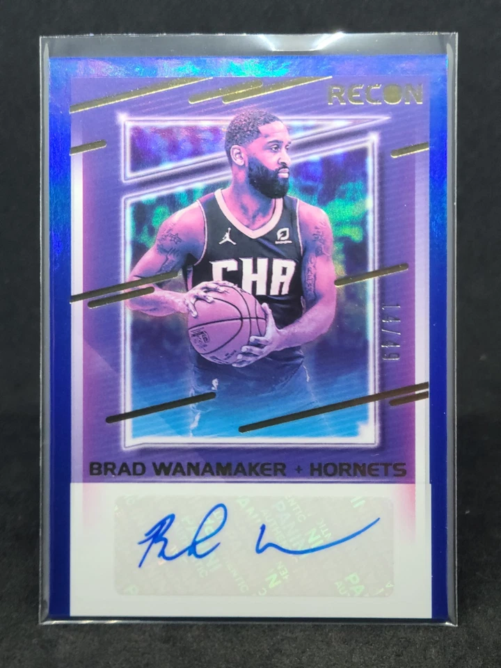 20-21 RECON BASKETBALL - BRAD WANAMAKER - BLUE FOIL SSP AUTO /49🔥🍀🤙🏽 - Image 1 of 4