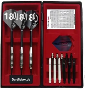Dartfieber Soft Steel Dart Pfeile Dartpfeil Chrom SET 18 Gramm - Bild 1 von 7