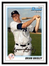 2010 Bowman Prospects #BP49 BRIAN BAISLEY New York Yankees ~B9G
