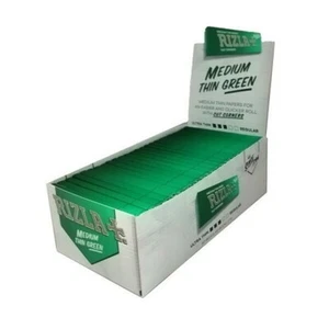 Rizla Verde Cartine Corte Regular – Rolling Papers 25 Libretti - Zdjęcie 1 z 1
