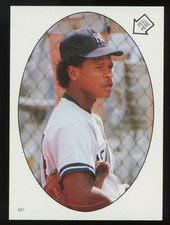 1986 O-Pee-Chee Canadian Sticker #297 Rickey Henderson New York Yankees