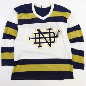 Vintage Notre Dame Fighting Irish Hockey Jersey Size Large 90s NCAA - Bild 1 von 7