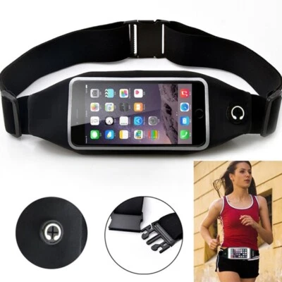 Running Waist Bag Belt Band Sports Gym Workout Case Cover Pouch for Cell Phones - Image 1 of 4