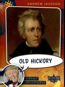 Tarjeta Decisión 2022 Trump Apodos Old Hickory #NN23 Andrew Jackson - Imagen 1 de 2