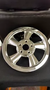 "Se adapta a la polea de cinturón cromado estilo Harley TWISTED 70 T x 1,5" - Imagen 1 de 3