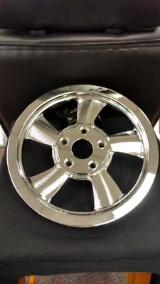 FITS Harley TWISTED style Chrome Billet Belt Pulley Sprocket 70 T x 1.5" - Image 1 of 3