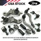 Front Ball Joint Sway Bar & Tie Rod End Kit for Toyota Tacoma 4WD 2001-2004 10pc