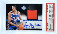 /10 Kenny Walker AUTO PSA 8 Pop 1 2013-14 Innovation Autograph GAME WORN PATCH