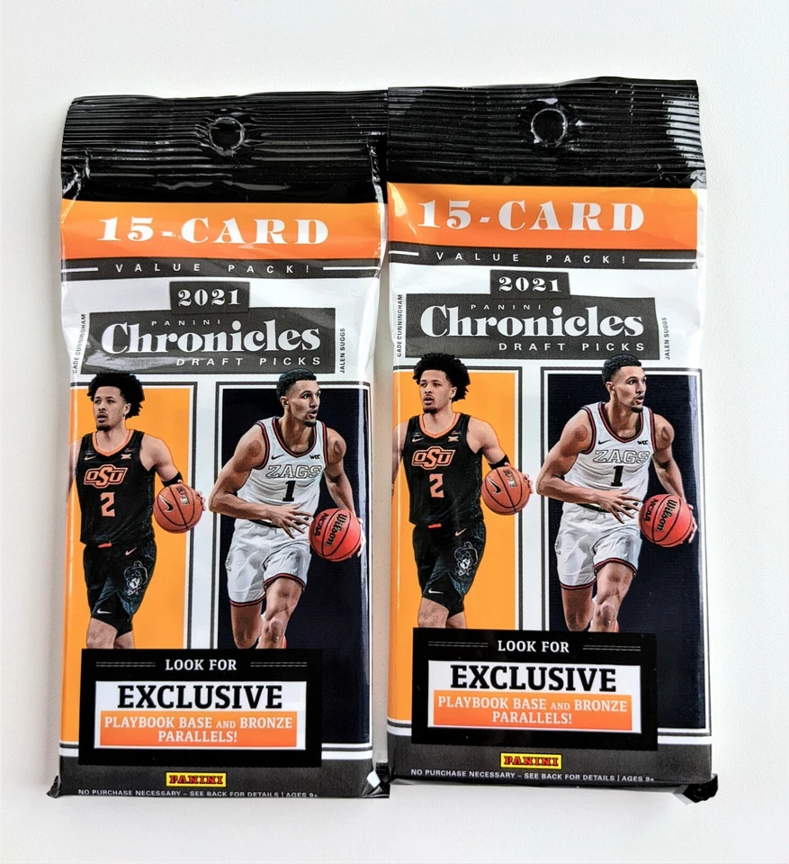 4 PACK LOT 2021-22 Panini Chronicles Draft Picks Basketball Jumbo Value Packs