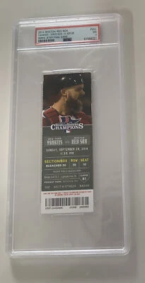 2014 DEREK JETER FINAL GAME FULL TICKET NY YANKEES HIGH GRADE  PSA 7 - Image 1 of 2