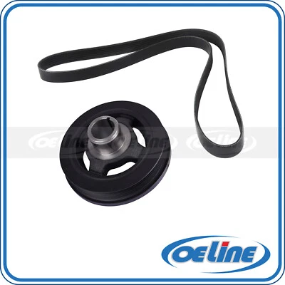Harmonic Balancer Serpentine Belt for Dodge Charger Jeep Grand Cherokee 3.6L Foto 1 de 4