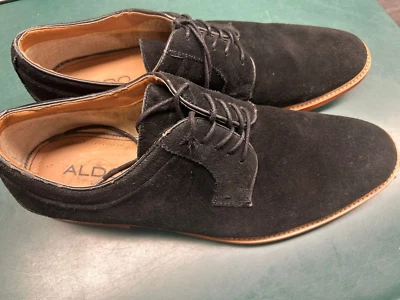 Zapatos de vestir Aldo de gamuza negros para hombre - talla 12 Foto 1 de 2