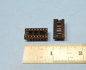 (14 pz) PRESA IC, 16 PIN, CAMION, IMMERSIONE, THROUGH_HOLE, Pellicola Protetta Kynar - Foto 1 di 3