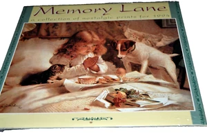 Wall Calendar NOSTALGIC VICTORIAN MEMORY LANE ART 1994 by PORTAL Sealed! Vintage - Picture 1 of 3