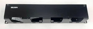Belden AX100795 2U horizontal rack mount cable management panel/channel, black - Picture 1 of 1