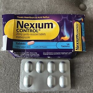 Nexium Control For Heartburn and Acid Reflux 14 Tablets R28