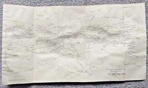 Antique/Vintage Map of Routes in Southern Iran, J.V. Harrison - 1942 - Picture 1 of 1