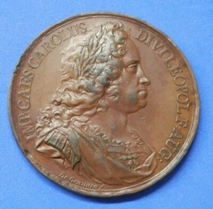 Peace of Vienna 1725 Charles VI Austria & Spain Large Copper Medallion 56mm - Picture 1 of 5