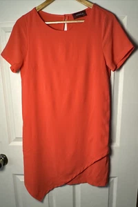 Urban Outfitter Asymmetrical Hem  Women 4SI3NNA Dress  Pink  Crepe  Medium - Picture 1 of 8