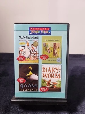 Scholastic - Giggle Giggle Quack, The Amazing Bone, Go.. (DVD, 4- story) - K0107 Foto 1 de 4