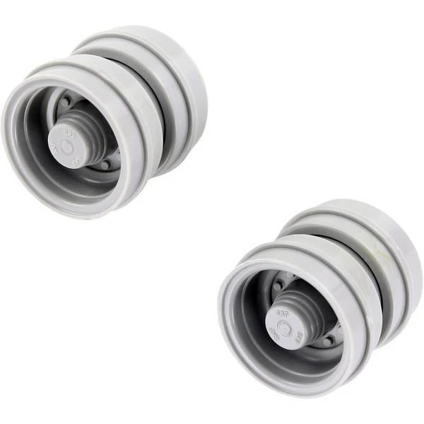 Veroma 1:16 semirimorchio ribassato cerchi plastica grigio 2 pz - Immagine 1 di 1