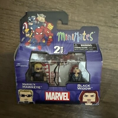 Marvel Viuda Negra Ojo de Halcón MiniMates 2" Figura Paquete de 2 Sin usar, en caja Diamond Toys R Us 2013 Foto 1 de 4