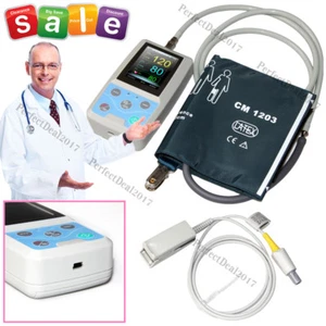 PM50 Patient Monitor 24 Hours Ambulatory Blood Pressure Monitor SPO2 NIBP PR HR - Picture 1 of 10