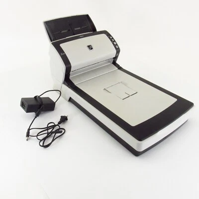 Used Fujitsu fi-6240Z Flatbed ADF Document Scanner 600 DPI Color Half Working - Image 1 of 4